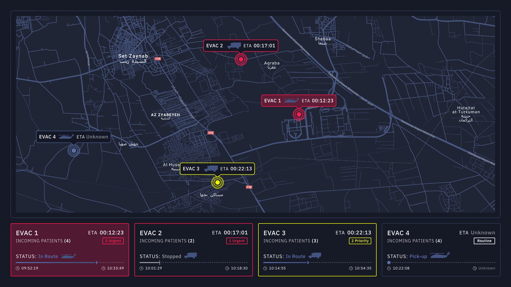 Military MedEvac System UX & Patient Triage | Visual Logic